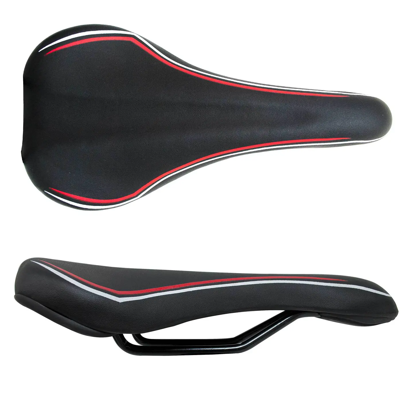 SILLIN MTB NEGRO LINEAL - BLANCO  JK 1
