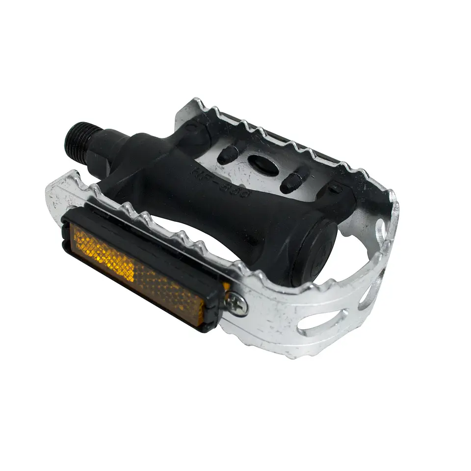 PEDAL HENGF HF-866 NEGRO C/SILVER C/REFL. 1