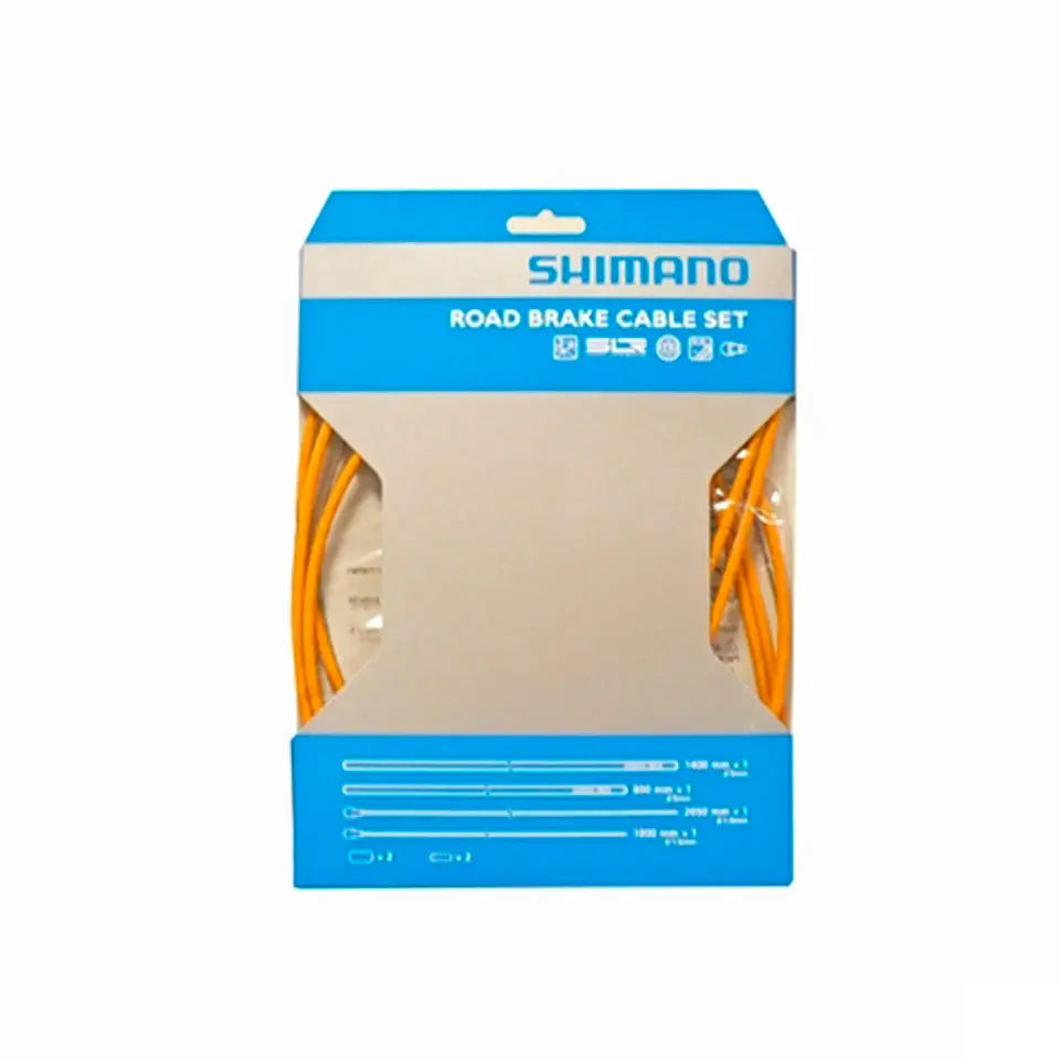 CABLE FRENO SHIMANO (JGO) RUTA NARANJA 1.6MM Y80098017 1
