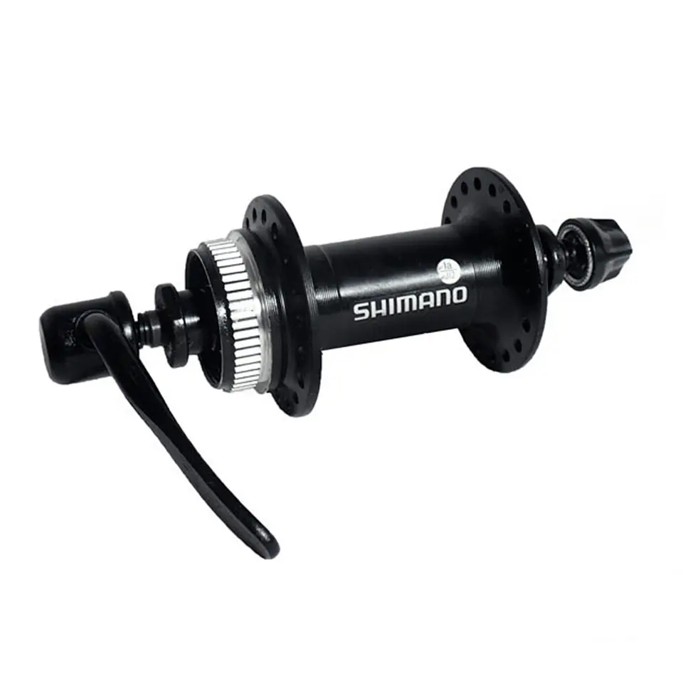MAZA SHIMANO DELANTERA NEGRA C/BLOQUEO  HB-RM35  36H  AHBRM35AL 1