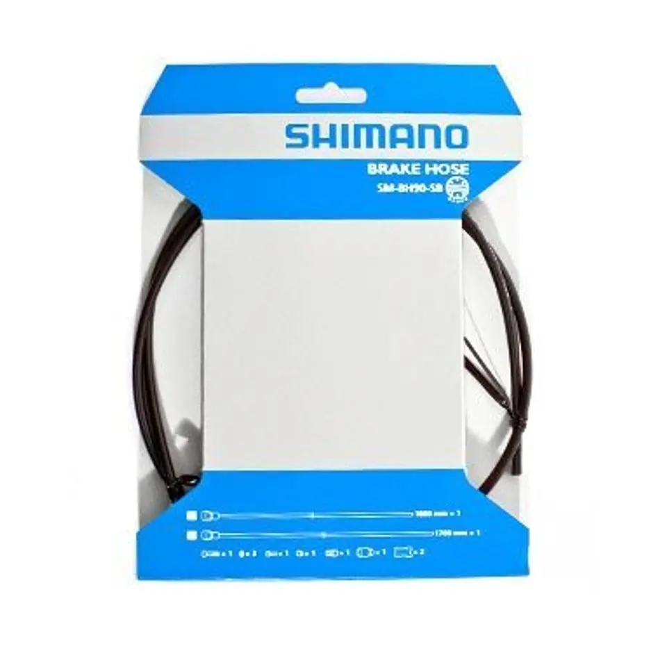CABLE FRENO HIDRAULICO SHIMANO DEL. SM-BH90-SB NEGRO 1000MM (CUTABLE) , STRAIGHT CONNECT TYPE BL, IN 1