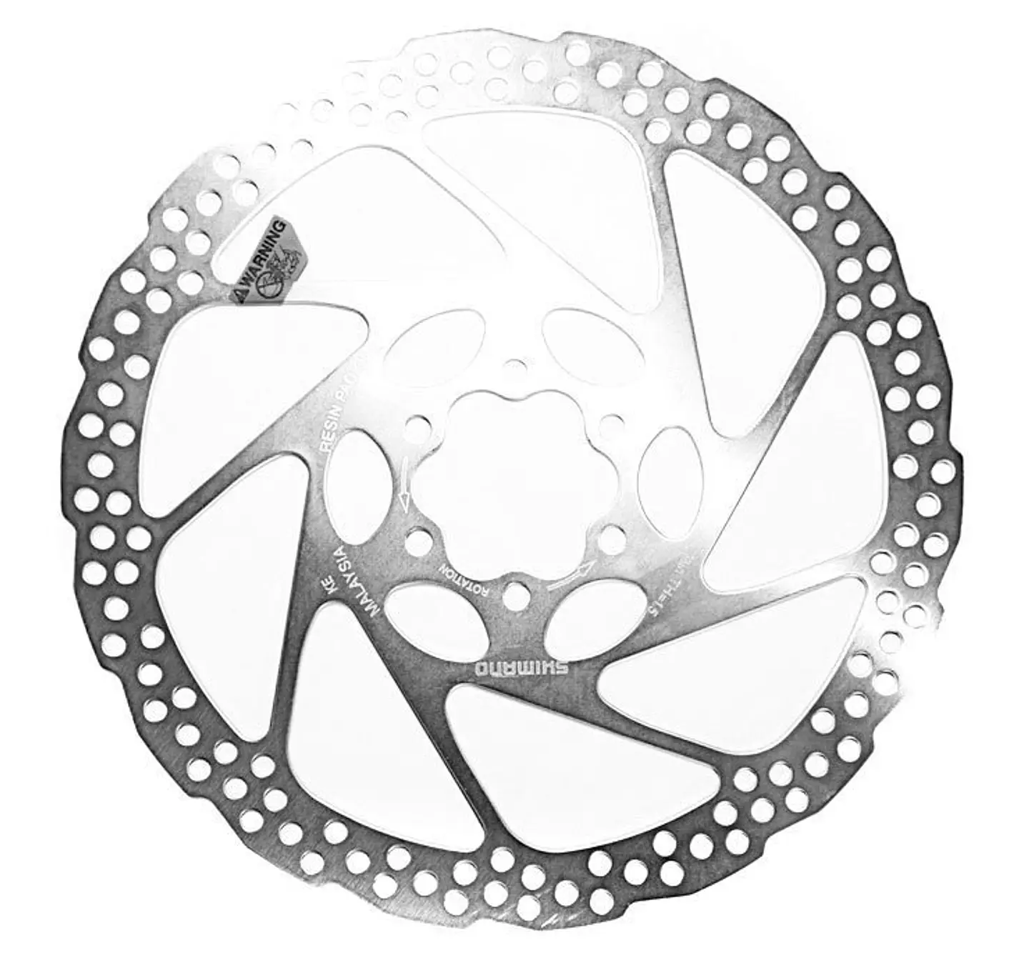 ROTOR FRENO DISCO SHIMANO SM-RT56 180MM (6-PERNOS) FOR RESIN PAD ONLY, IND. PACK ESMRT56MP 1