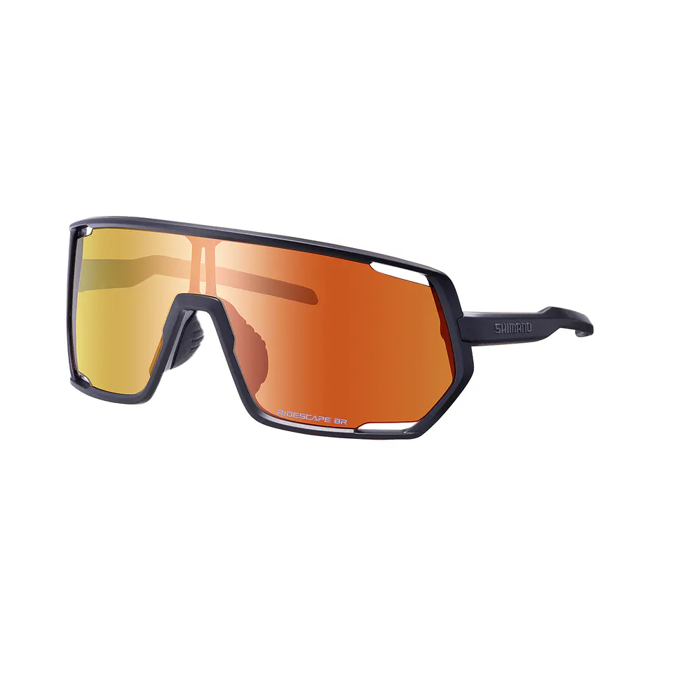 LENTE SHIMANO MOD. RIDESCAPE BRIGHT MATTE BLACK SPARE:CLEAR; IND.PACK 1