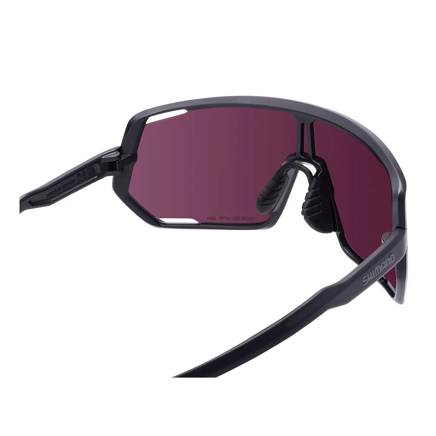 LENTE SHIMANO MOD. RIDESCAPE BRIGHT MATTE BLACK SPARE:CLEAR; IND.PACK 3