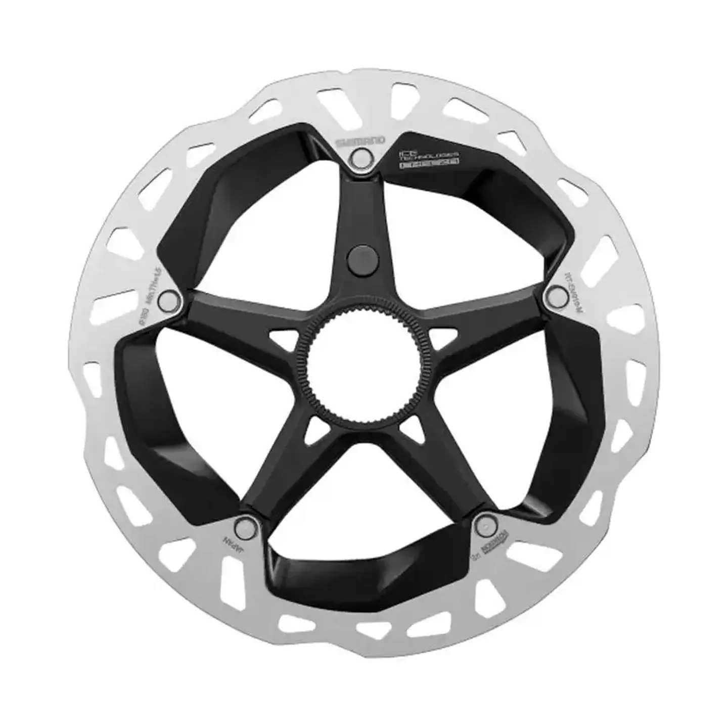 ROTOR FRENO DISCO SHIMANO RT-EM910, M 180MM, W/LOCK RING(EXTERNAL SERRATION), IRTEM910ME 1