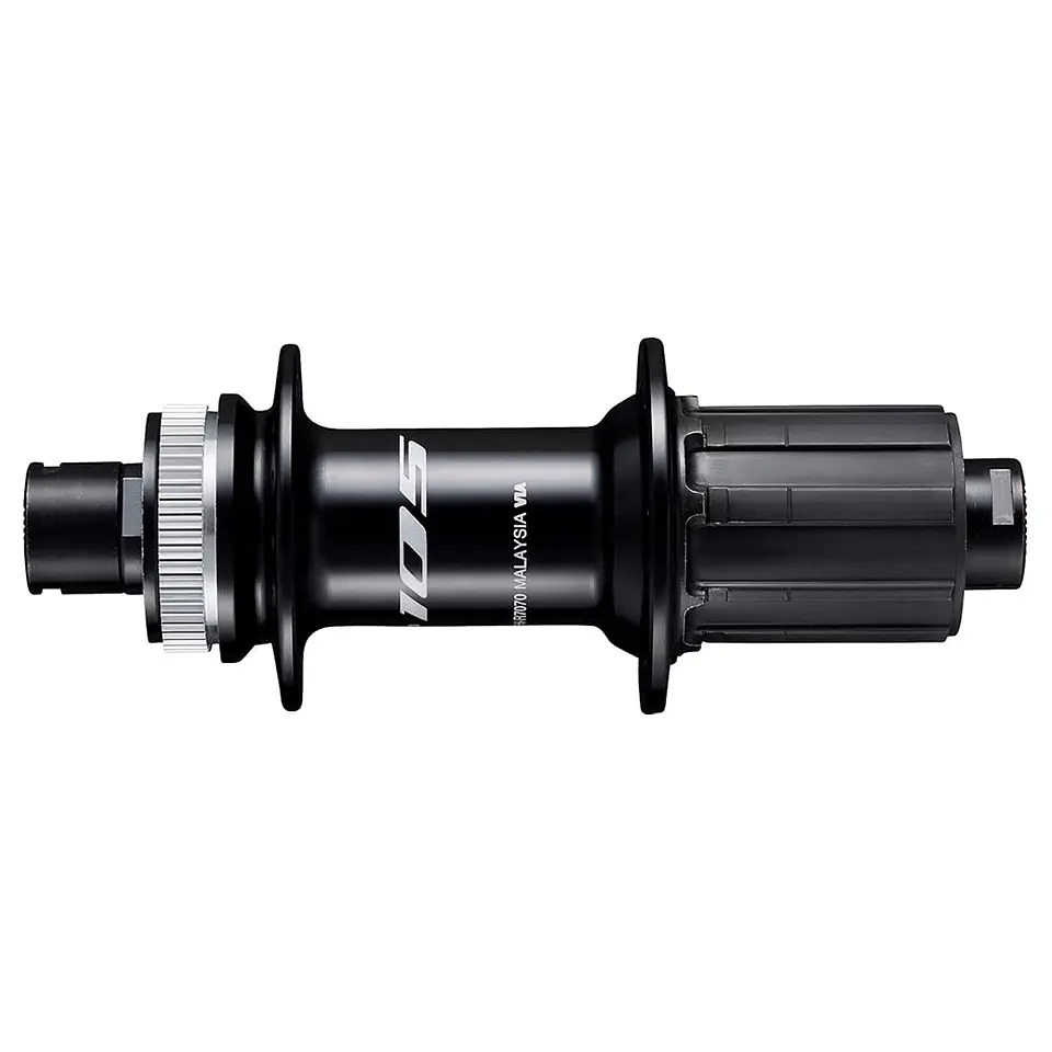 MAZA TRASERA FHR7070 SHIMANO 105 CL DISC LOCK 10/11- VEL.12MM THRU AXLE 36H 142MM ROTOR COV. CAJA 1