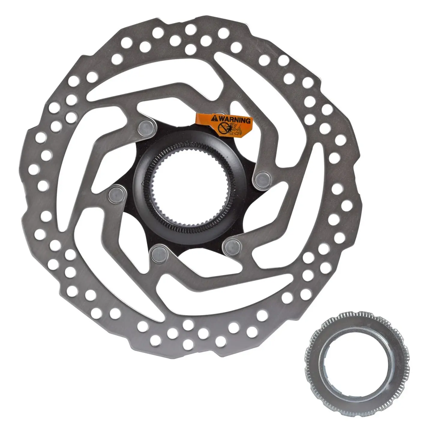 ROTOR FRENO DISCO SHIMANO SM-RT10 160MM (CAJA) W/LOCK ESMRT10S2 1