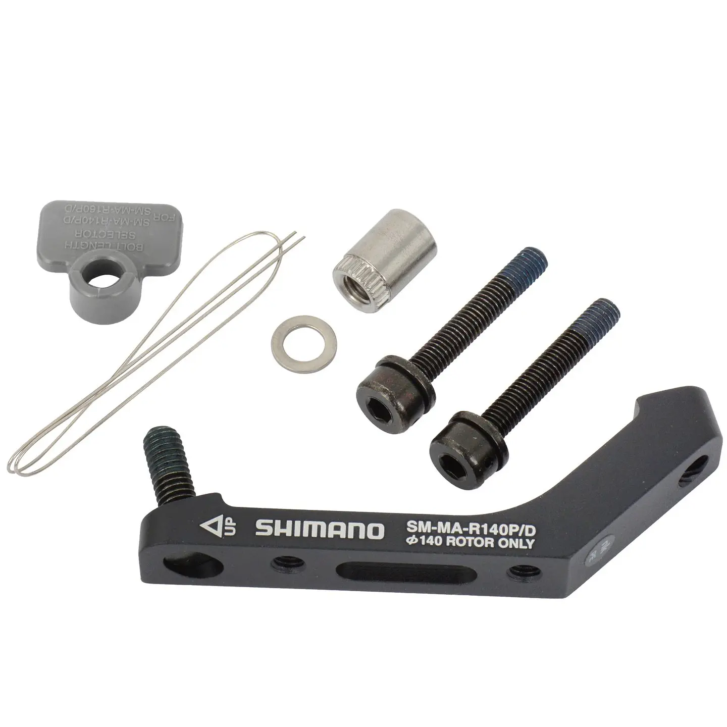ADAPTADOR DISCO RUTA SMDBADT SHIMANO. ROAD DISC BR SM-MA-R140P/D ADAP. FIXING BOLT X2 CAJA 1