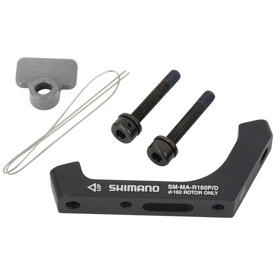 ADAPTADOR DISCO RUTA SMDBADT SHIMANO BRAKE SM-MA-R160P/D ADAP.FIXING BOLT X2 THICK. 25MM WIRE CAJA 1