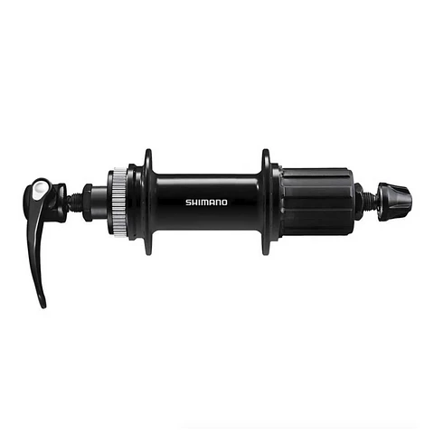 MAZA TRAS. SHIMANO FH-QC400-HM-B, CENTER LOCK DISC(W/O LOCK RING) 32H OLD:141MM QR:178MM