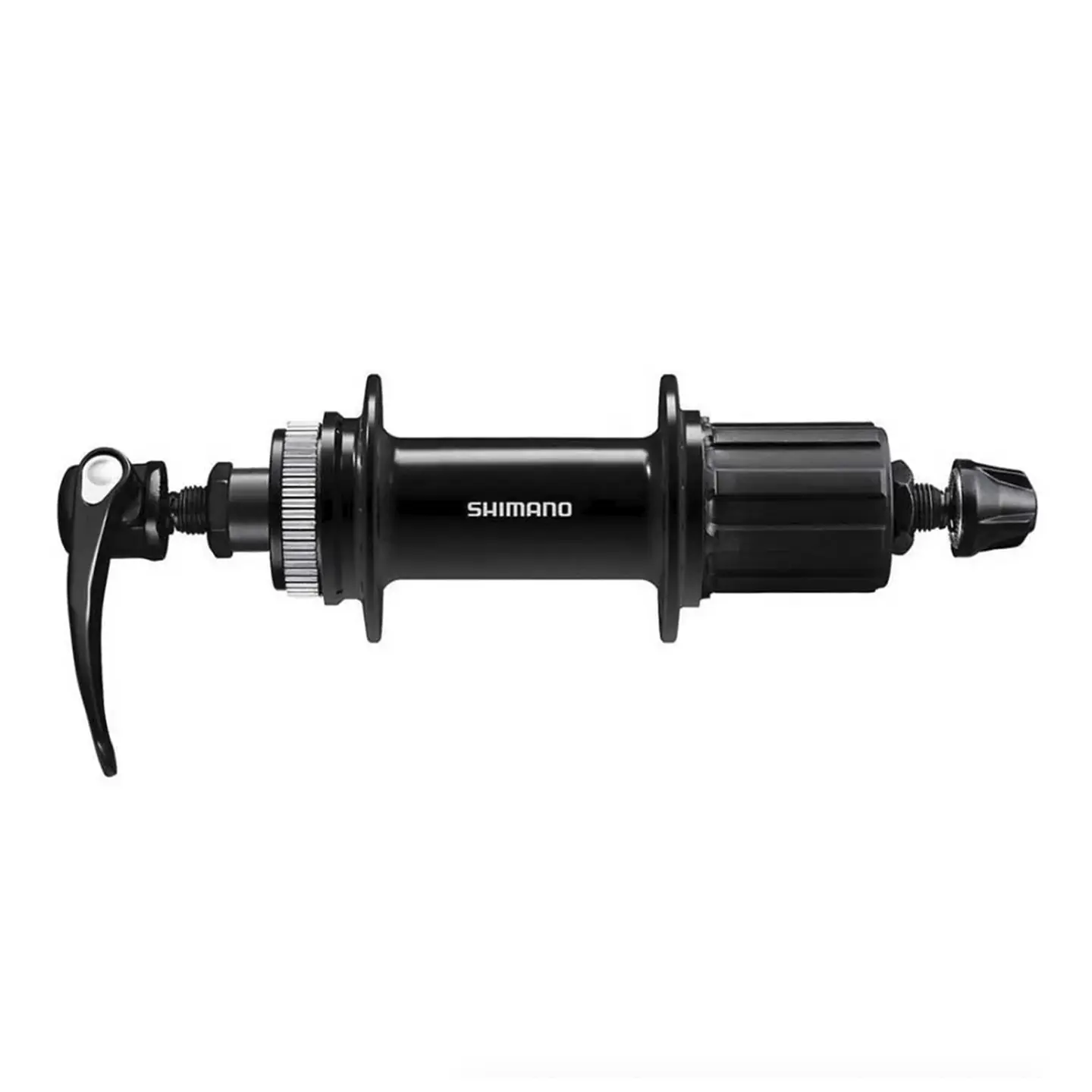 MAZA TRAS. SHIMANO FH-QC400-HM-B, CENTER LOCK DISC(W/O LOCK RING) 32H OLD:141MM QR:178MM 1