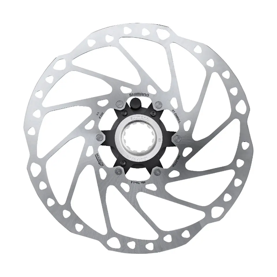 ROTOR FRENO DISCO SHIMANO RT-EM600, M 180MM, W/LOCK RING(EXTERNAL SERRATION), (STEPS) IND.PACK ERTEM 1