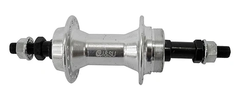 MAZA (JGO) ALUMINIO QI Y SU (36H) SILVER QS-401 CON TUERCA