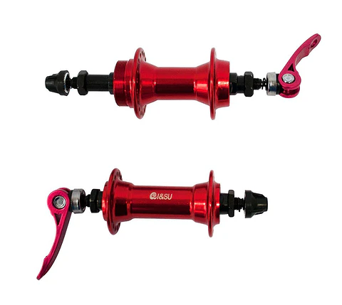 MAZA (JGO) ALUMINIO QI Y SU (36H) ROJO QS-403 CON BLOQUEO