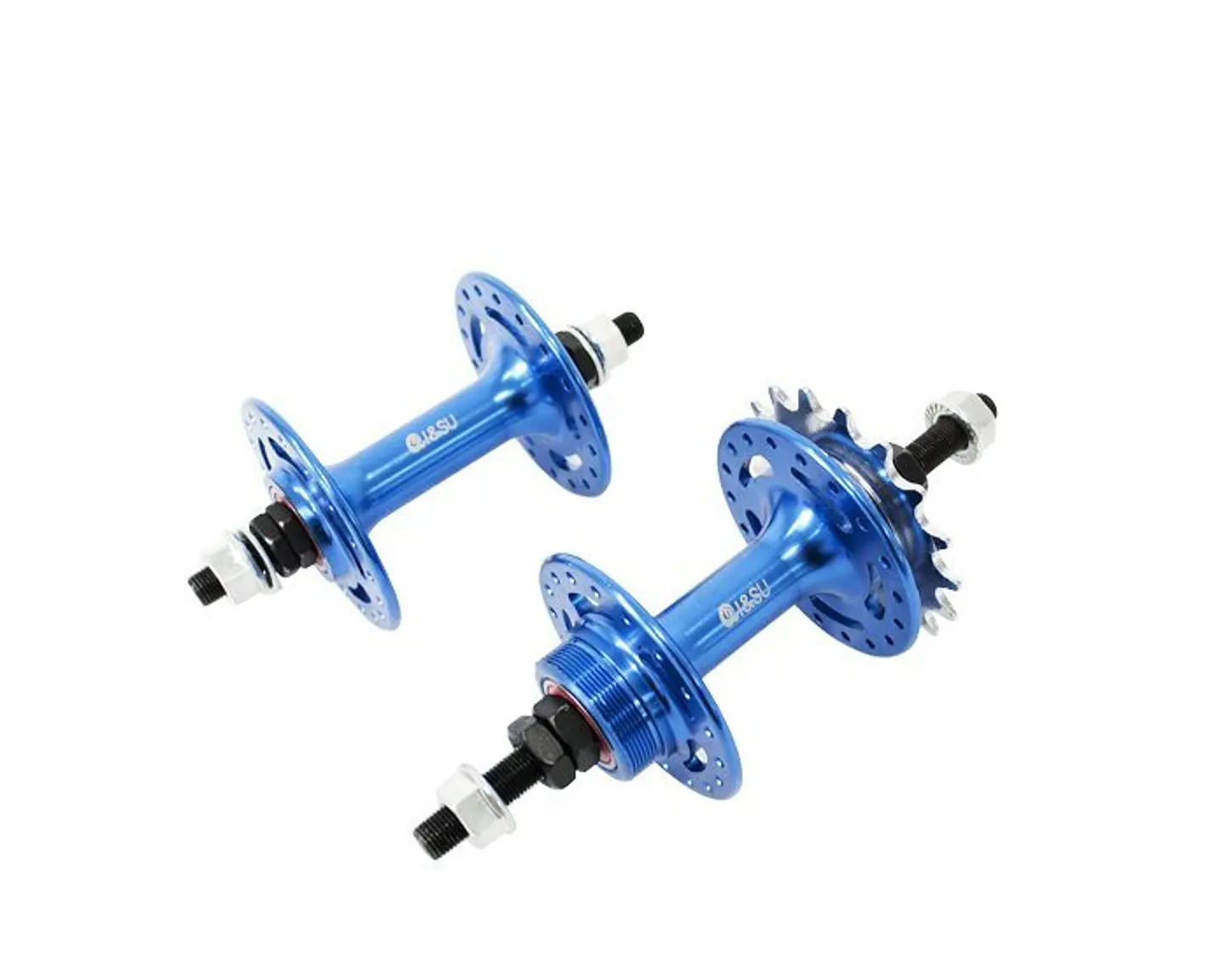 MAZA (JGO) PISTA ALUMINIO QI Y SU (36H) AZUL QS-437 1