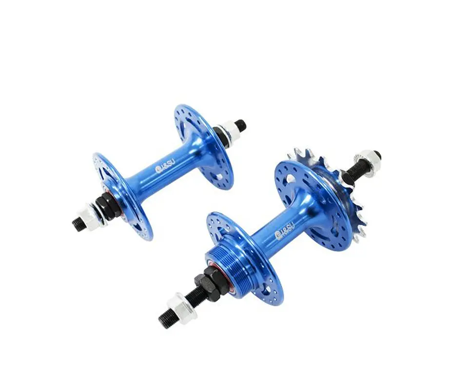 MAZA (JGO) PISTA ALUMINIO QI Y SU (36H) AZUL QS-437 1