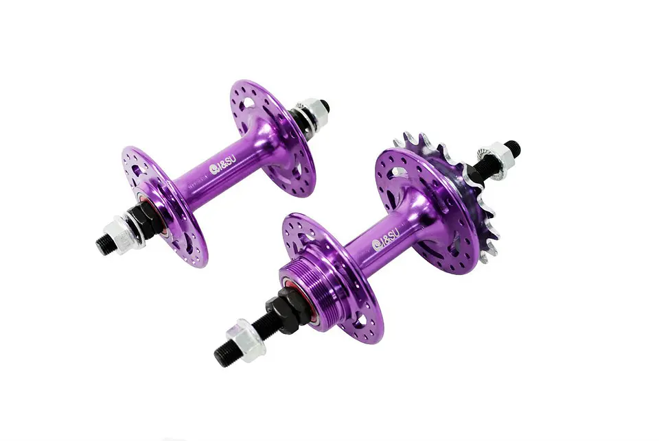 MAZA (JGO) PISTA ALUMINIO QI Y SU (36H) PURPLE QS-437 1