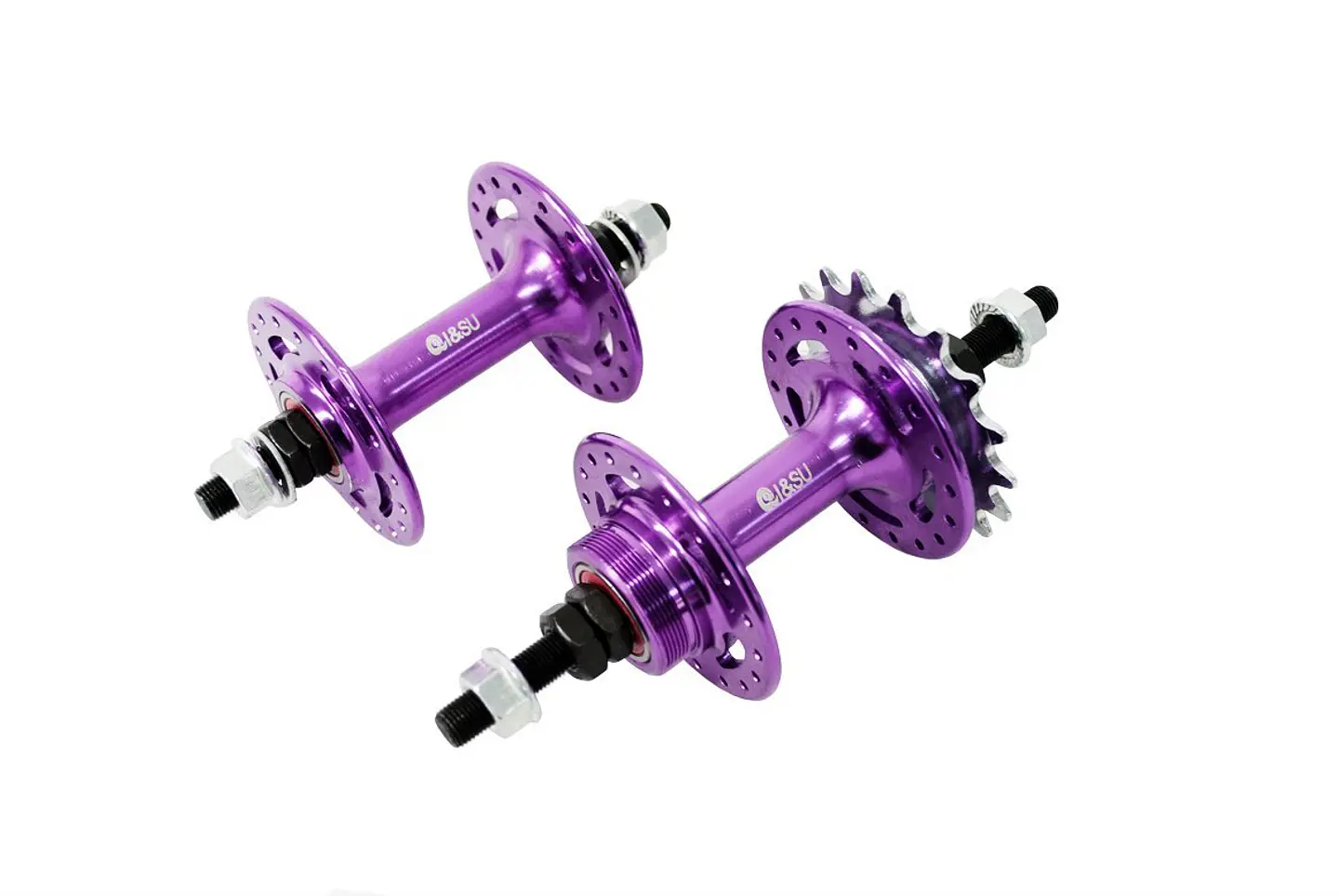 MAZA (JGO) PISTA ALUMINIO QI Y SU (36H) PURPLE QS-437 1