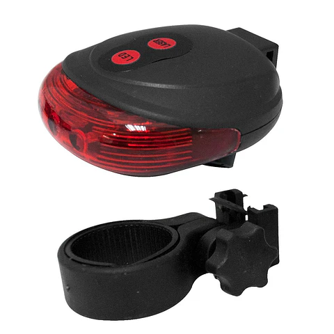 LUZ LED TRASERA FLASHER MOD. 068 LED CON LASER DEMARCACION