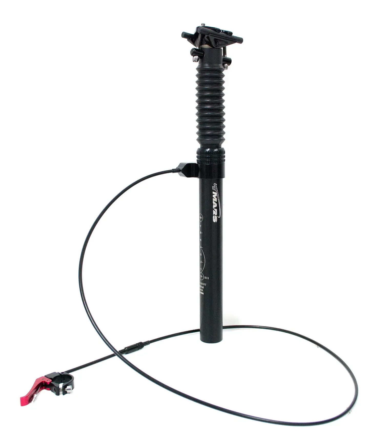 TUBO SILLIN TMARS AL. 31.6 X 400MM AJUSTABLE REMOTE 1