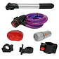 SET BEST ESSENTIAL  FOCO DELANTERO / FLASHER TRASERO / CANDADO / BOMBIN  BLISTER - Miniatura 2