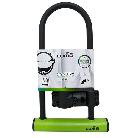 CANDADO LUMA  U LOCK ENDURO VERDE  12 X 320    KIT35GSO