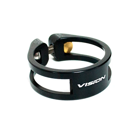 ABRAZADERA ULTRA LIGHT ALUMINIO TITANIO 34.9, NEGRO, W/VISION