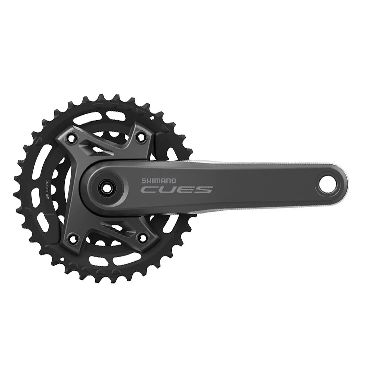 VOLANTE SHIMANO FC-U6000-2B,CUES, FOR REAR 9/10/11V. 2-PCS FC,170MM,36-22T IND.PACK EFCU60002BCX62 1