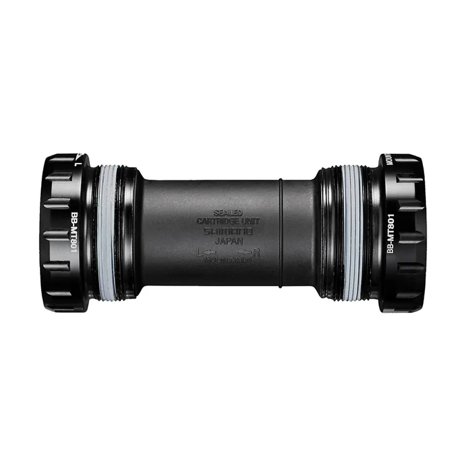 CUBETA DE MOTOR SHIMANO BB-MT801, RIGHT & LEFT ADAPTER(BSA), BEARING, INNER COVER. IBBMT801B 1