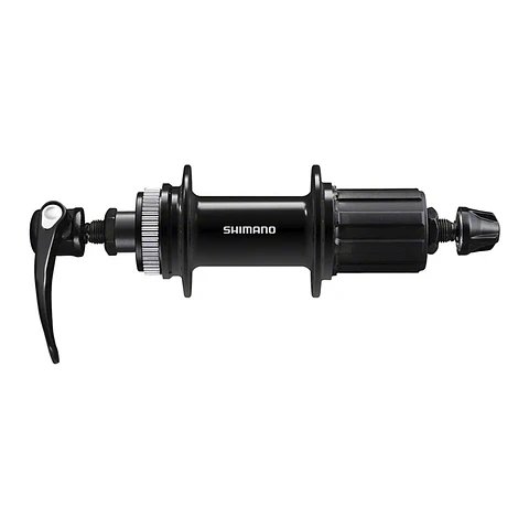 MAZA TRAS. SHIMANO FH-QC400-HM-B, CENTER LOCK DISC(W/O LOCK RING) 36H OLD:141MM QR:178MM