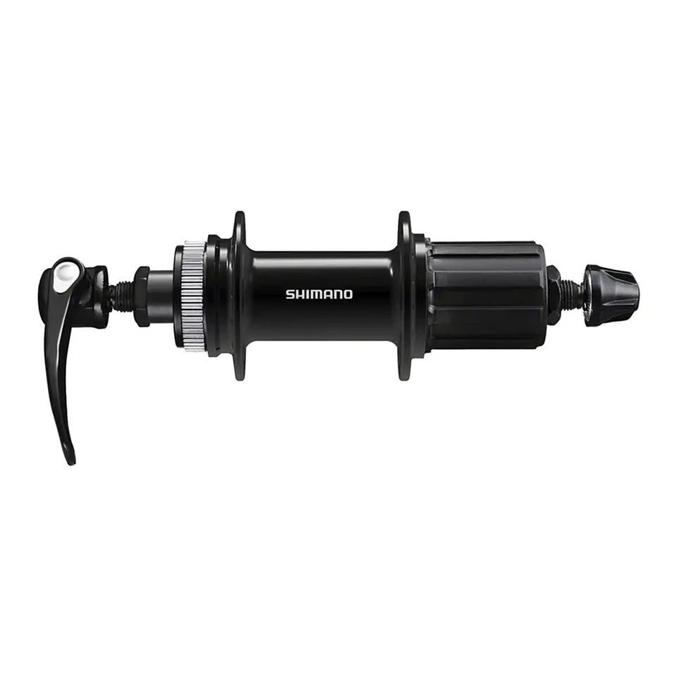 MAZA TRAS. SHIMANO FH-QC400-HM-B, CENTER LOCK DISC(W/O LOCK RING) 36H OLD:141MM QR:178MM 1