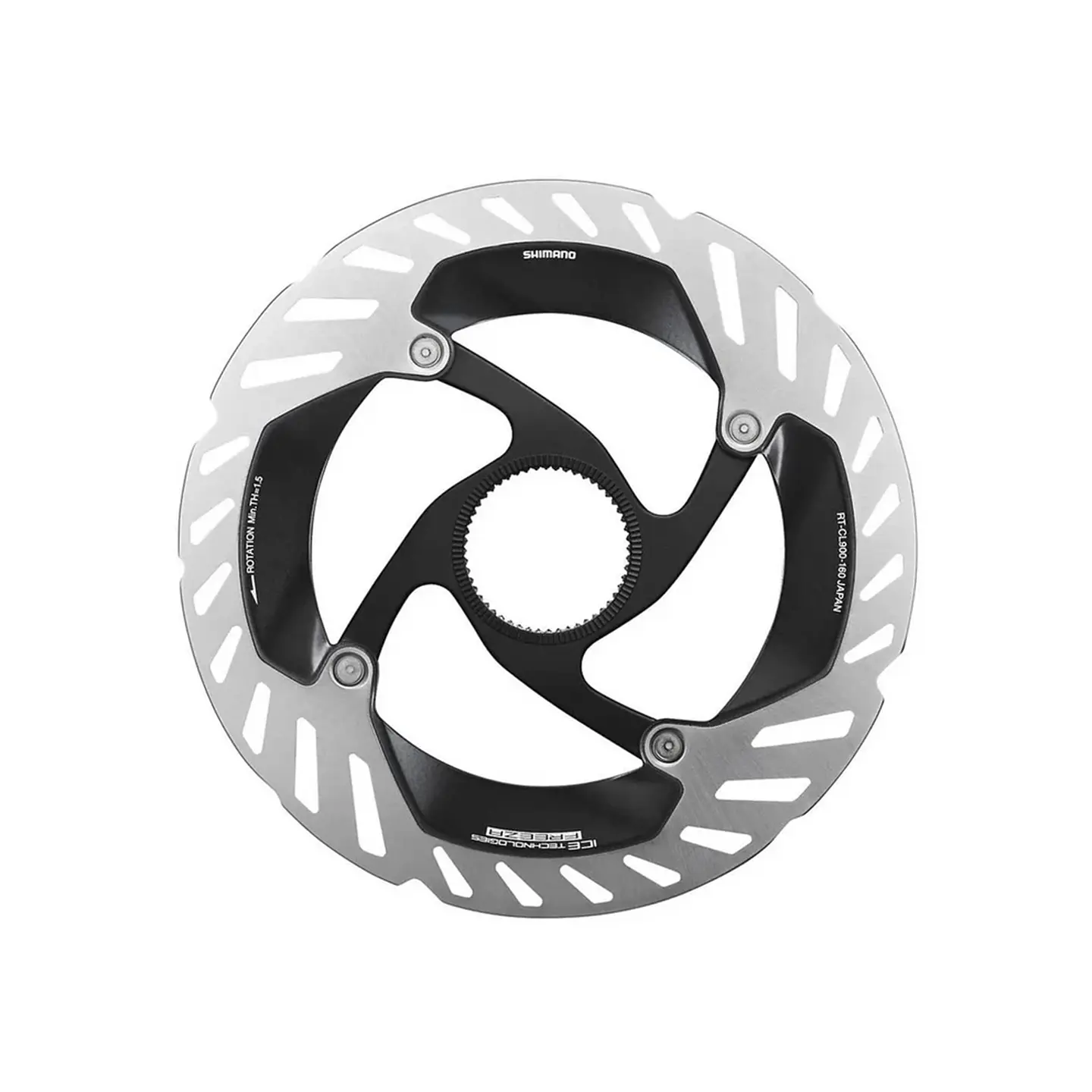 ROTOR SHIMANO ROTOR FOR DISC BRAKE, RT-CL900, M 180MM, W/LOCK RING(EXTERNAL SERRATION) 1