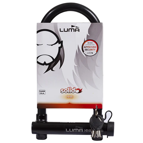 CANDADO U LOCK LUMA SOLID HHR 100 SRA BLACK C4 HOAU100S LUMA