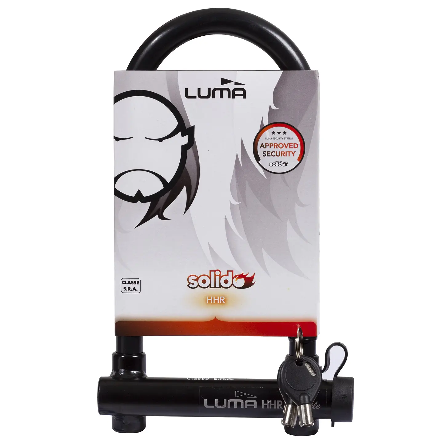 CANDADO U LOCK LUMA SOLID HHR 100 SRA BLACK C4 HOAU100S LUMA 1