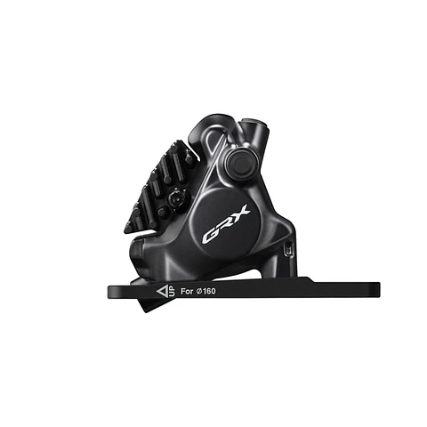 CALIPER HIDRAULICO SHIMANO BR-RX820, GRX, FRONT, FLAT MOUNT, W/BRACKET FOR 140/160MM ROTOR