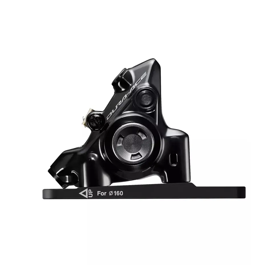 CALIPER HIDRAULICO , BR-R9270,DURA-ACE, FRONT, FLAT MOUNT, 140/160MM, W/L05A-RF RESIN PAD(W/FIN) 1