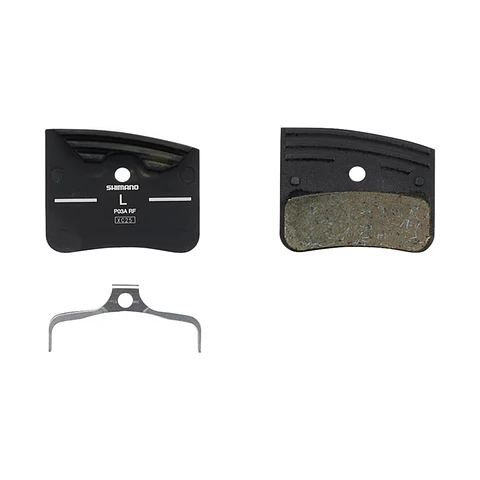 PASTILLA SHIMANO RESIN PAD W/FIN (P03A-RF), PAD SPRING, 1PAIR