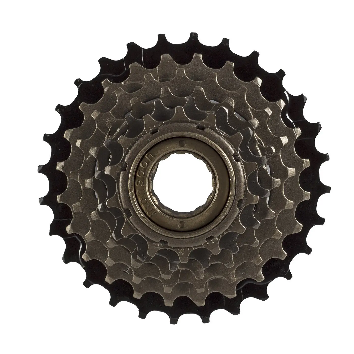 PIÑON 6 VEL. MONSON  FW6428HBA (CAJA) 14-28T NEGRO/CAFE 1