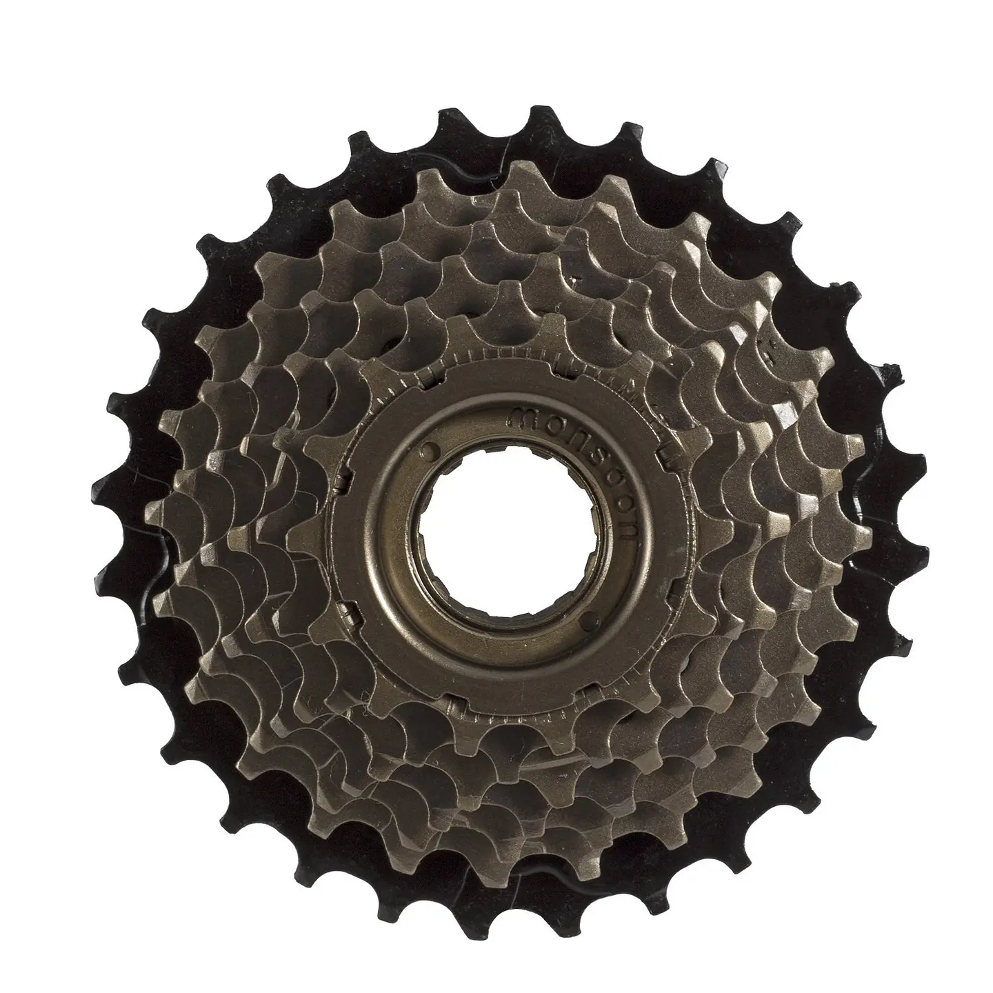 PIÑON 7 VEL * MONSOON * FW7428HBA  (CAJA)  14-28T NEGRO/CAFE 1