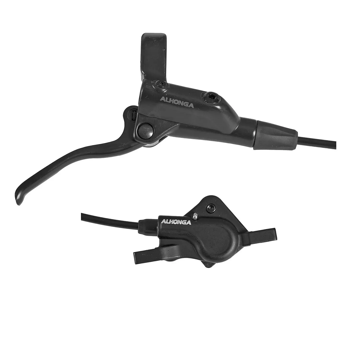 FRENO TRASERO HJ-OD07 COLOR: BLACK,2 FINGERS LEVER PAD:HJ-DS10(COMPATIBLE SHIMANO) SIN ADAPTOR NI RO 1