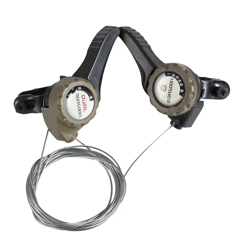 CAMBIADOR SL125FL+SL1256R NON-INDEX LEFT 3SPEED, INDEX RIGHT 6 SPEED 1SET/POLYBAG 1