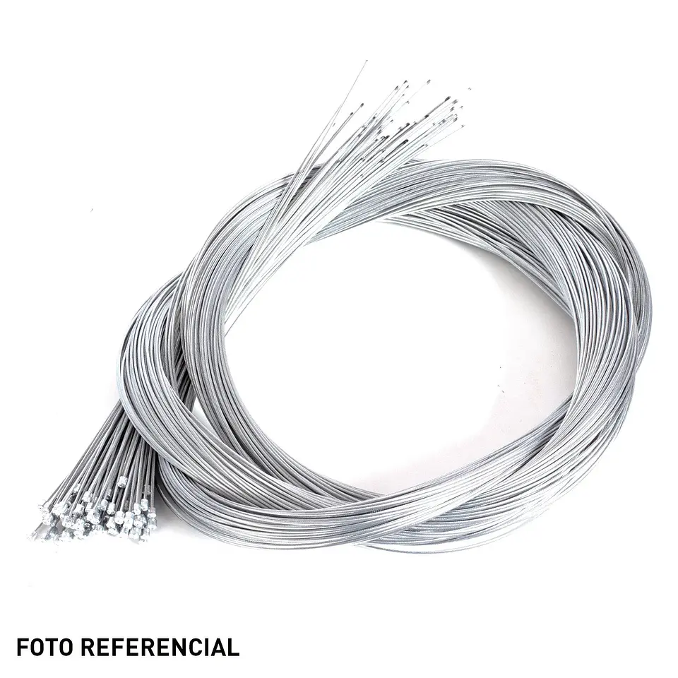 SET 100pcs CABLE FRENO RUTA PERA SOLO 1,75 MT ACERO COMP.ALT.GEN. MINIMO DE VENTA SET 100pcs 1