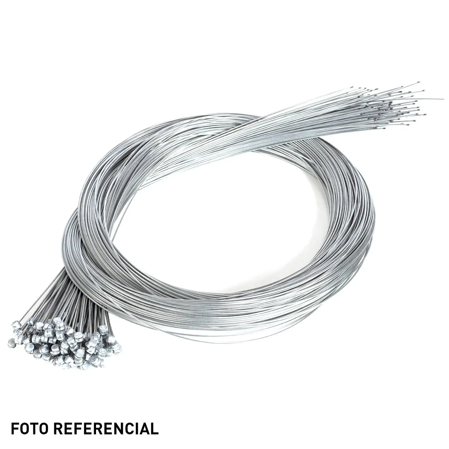 SET 100pcs CABLE FRENO MTB BARRIL SOLO 0,85 MT ACERO COMP.ALT.GEN. MINIMO DE VENTA SET 100pcs 1