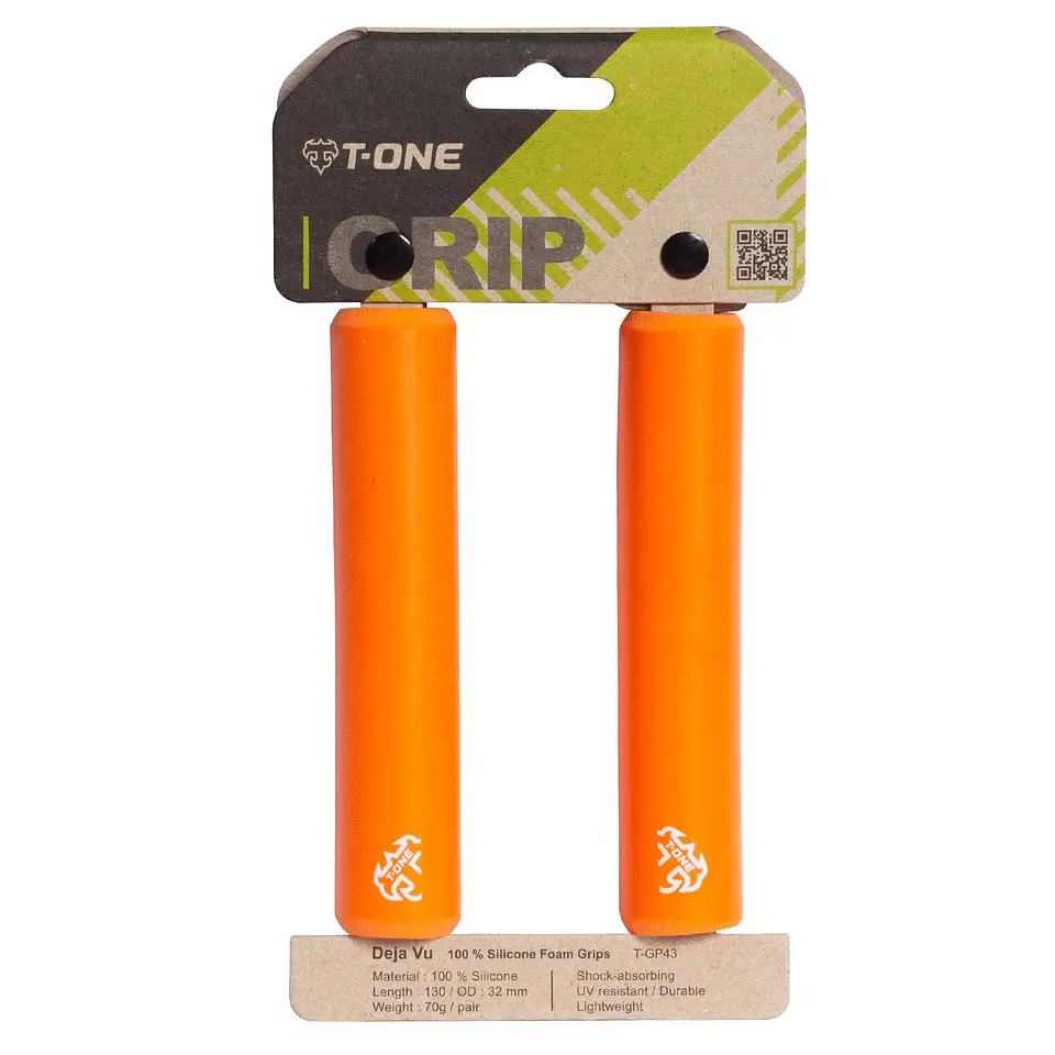 PUÑO DEJA VU-X T-ONE T-GP43X ORANGE ESPUMA DE SILICONA ULTRA LIVIANO 1