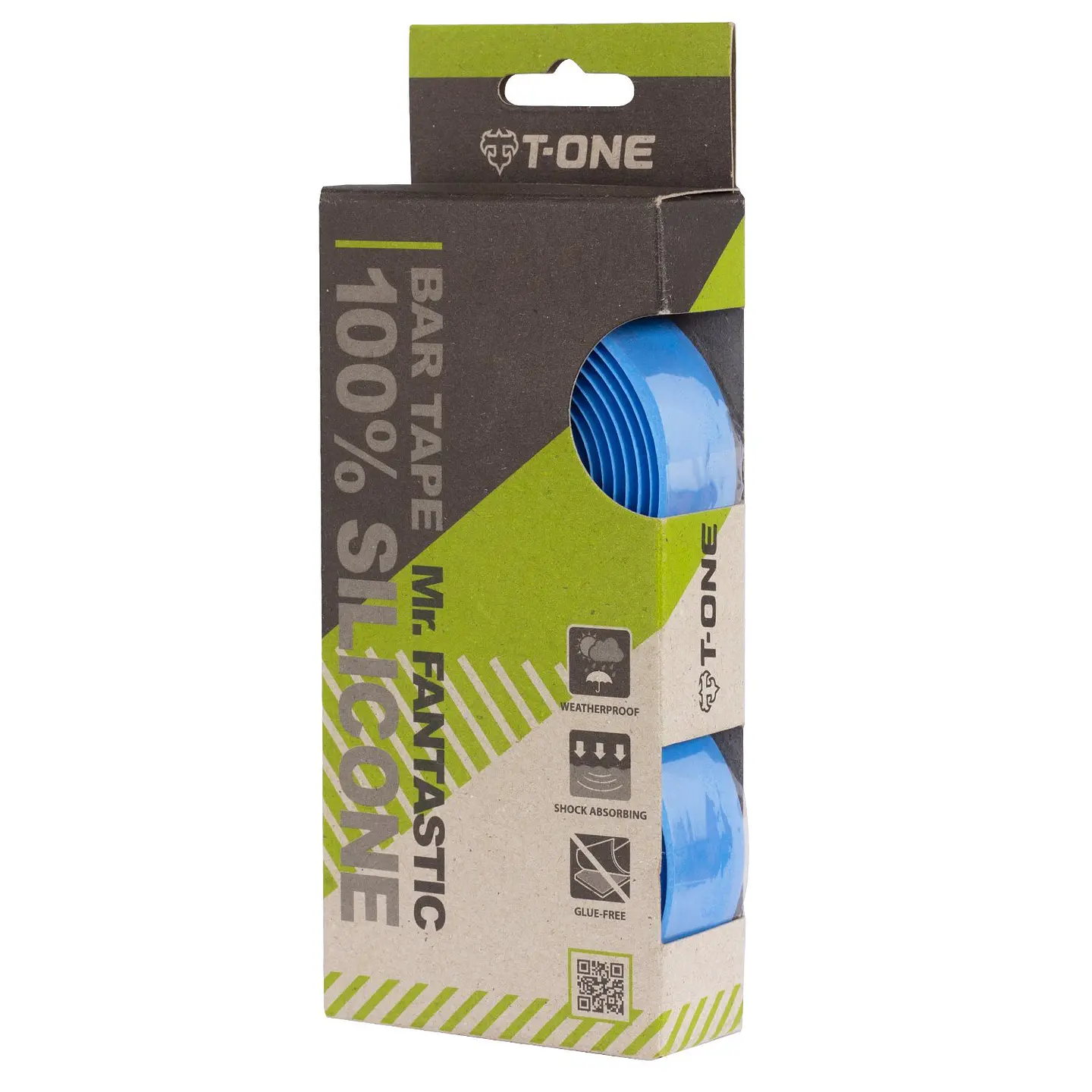 CINTA MANUBRIO MR FANTASTIC T-ONE T-TP01 BLUE FULL SILICONA EXTRA GRIP 1