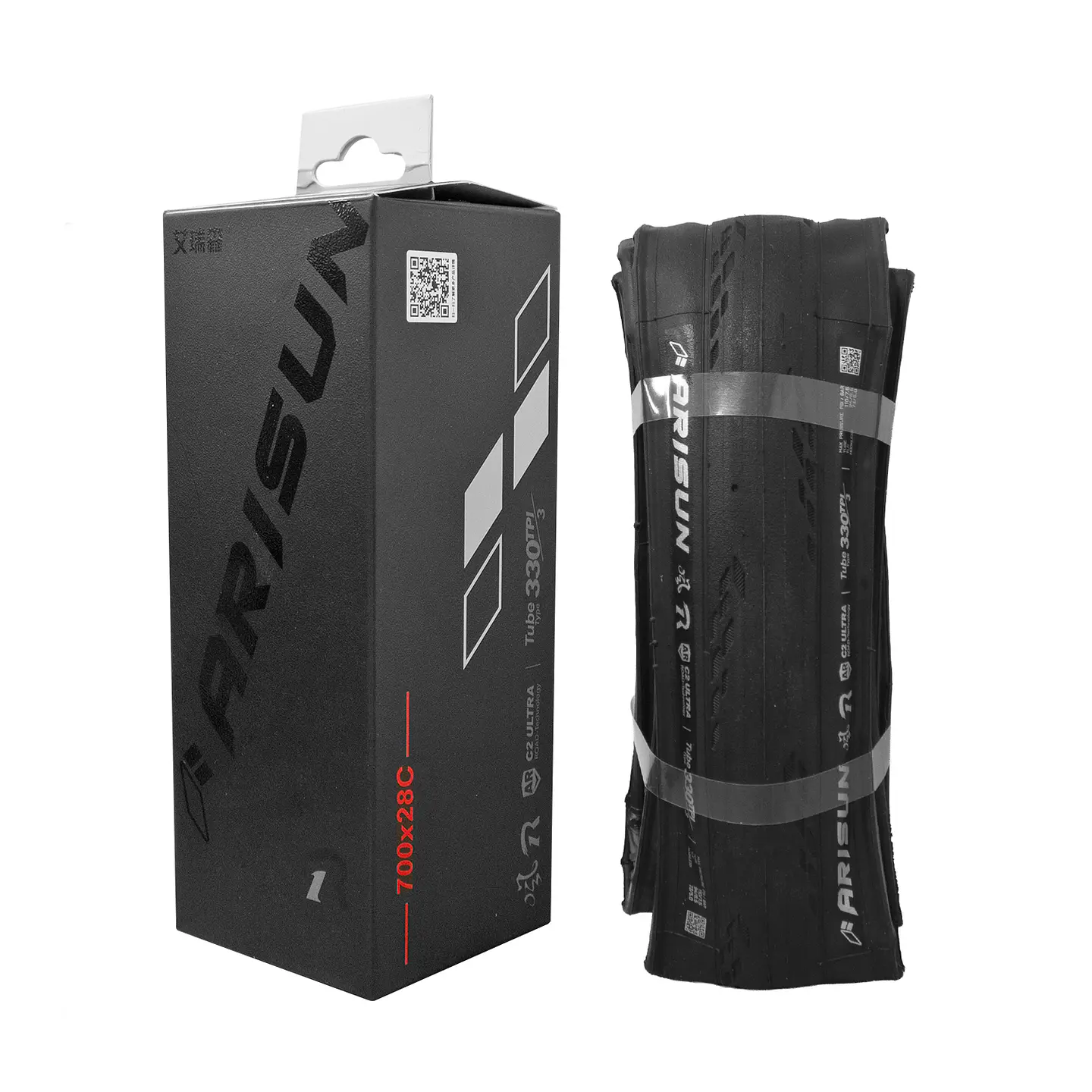 NEUMATICO ARISUN 700×28C 330TPI C2-ULTRA AR ARAMID BEAD STORM R1 AM BOX 1