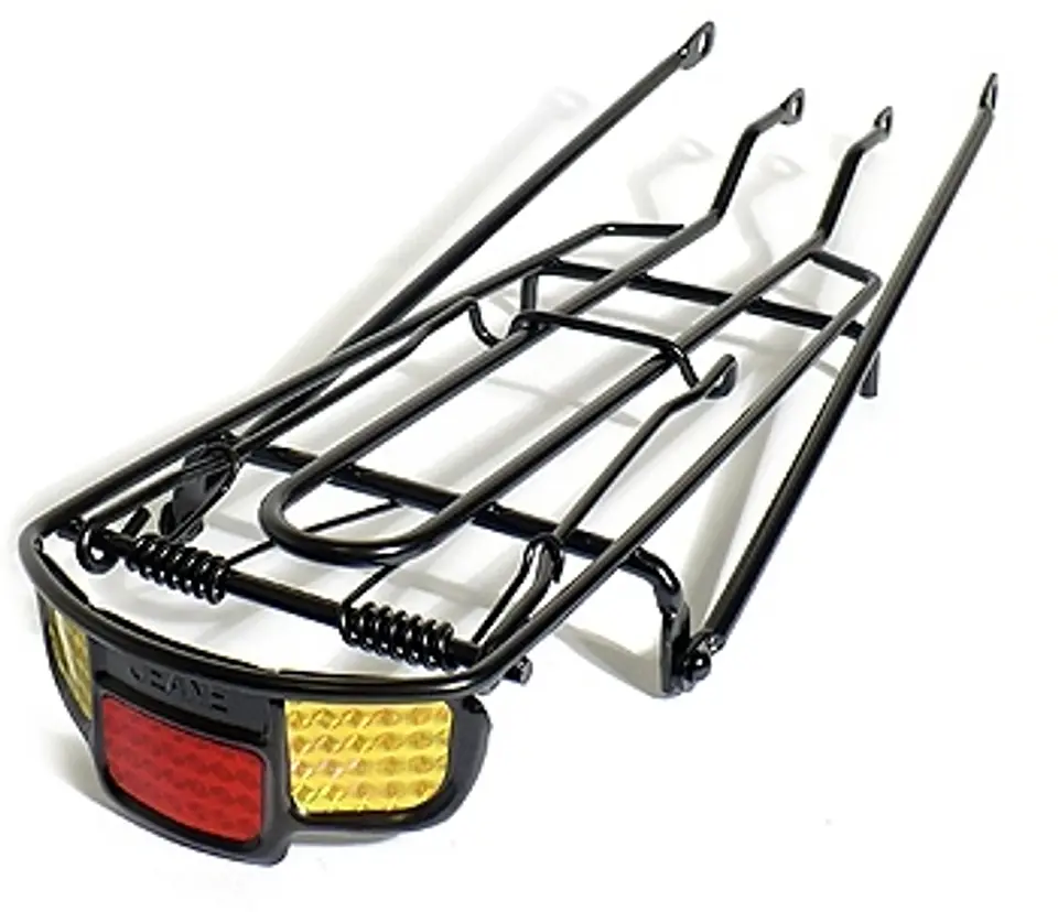 PARRILLA MTB 24 NEGRA CON REFLECTOR COMPATIBLE / GENERICO 1