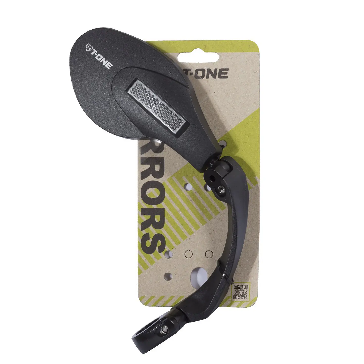 RETROVISOR MIRROS VISION T-ONE T-MR01 ACERO/NYLON BLACK CON ABRAZADERA 1