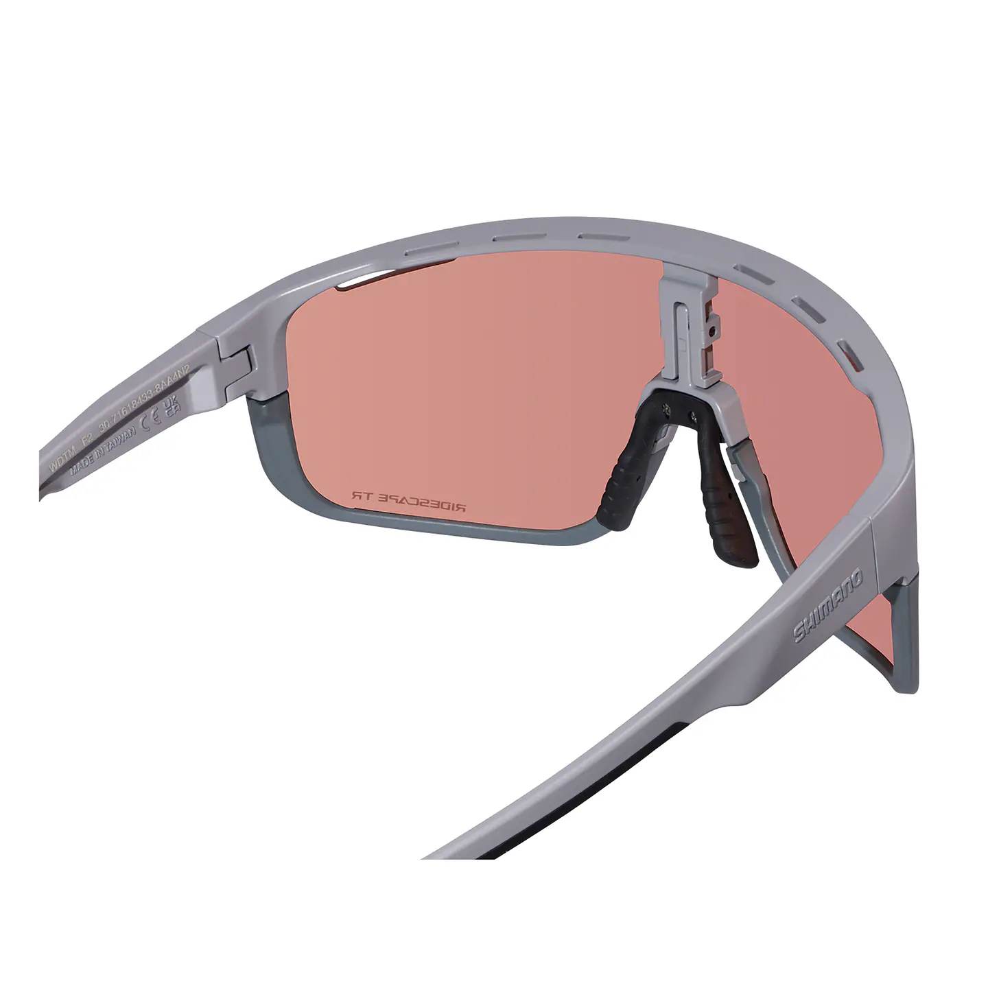 LENTE SHIMANO MOD. RIDESCAPE TRAIL FROST GRAY SPARE:CLEAR; IND.PACK 4