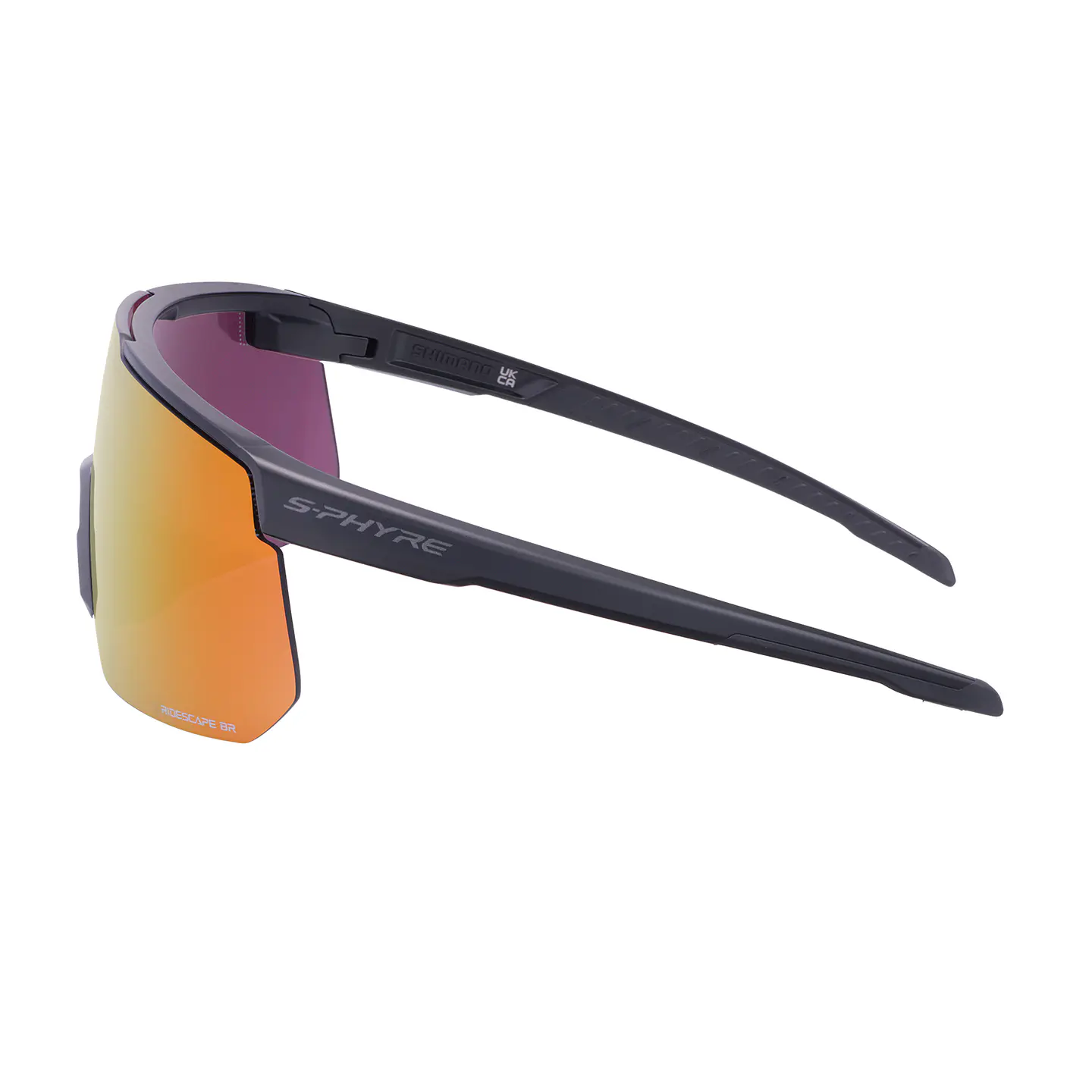 LENTE SHIMANO MOD. RIDESCAPE BRIGHT MATTE BLACK SPARE:RS CLOUDY; IND.PACK 3